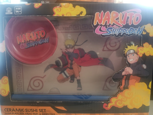 Naruto Shippuden Ceramic Sushi set