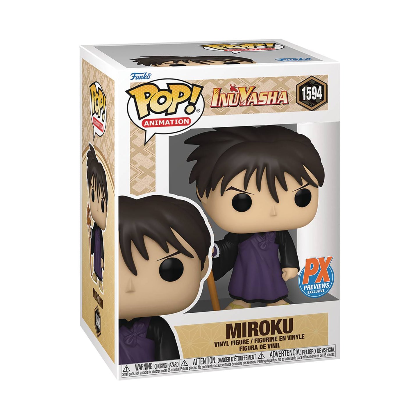 POP ANIMATION INUYASHA MIROKU PX VIN FIG